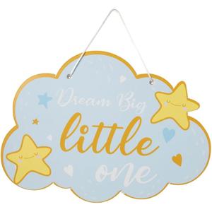 Vibrant Blue Dream Big Foam Signs - 11" x 8" (1 Pc) - Ideal Decoration for Parties, Events & Decorations