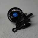 XOOL 12V 6'' Car Fan, Clip Fan 360 Degree Rotatable Car Fan Cooling Air Fan with Stepless Speed Regulation & Cigarette Lighter Plug for SUV, RV, Vehicles