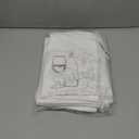 Aunt Martha's 18-Inch by 28-Inch Flour Sack Dish Towels, Premium 130 Thread Count, White, Set of 7