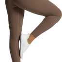 Aoxjox High Waisted Workout Leggings for Women Tummy Control Buttery Soft Yoga Metamorph Deep V Pants 26", Medium