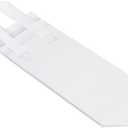 Restaurantware Insulated Delivery Bags 100 Count 4.724 x 3.937 x 11.024 Inches Nonwoven Take Out Bags For Food With Sturdy Handles, White Insulated Grocery Bags Tamper-Evident Foldable