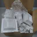 Color Changing Solar Gutter Lights Outdoor Waterproof 12 LED Clip On Gutters Light for Rainspout, Fence, Rail, Wall, Deck, Garden, Yard, Garage, Patio, Pool, Decoration to Create Memorable Moments (White Shell-8 Pack, RGB (Red, Green, Blue))