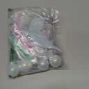 Mermaid Cake Decorations, Tyotrbs Mermaid Cake Toppers Under the Sea Party Decor Seashell Fish Cake Accessories for Summer and Ocean Birthday Party Decorations (Purple+blue)