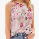 GRACE KARIN Women's Work Chiffon Blouses Casual Tank Tops Short Sleeve Caual Shirts Lace Loose Fit… XL