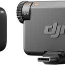DJI Mic Mini (1 TX + 1 RX), Wireless Lavalier Microphone for iPhone/Camera/Android, Ultralight, Detail-Rich Audio, Noise Cancelling, Automatic Limiting, Vlog, Streaming, 400m Transmission