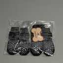 PUPTECK Non Slip Dog Socks to Prevent Licking for Hardwood Floors, Shoes for Hot Pavement Summer Small Medium Large Size Dogs Traction Control Booties Paw Protectors Boots Cold Winter