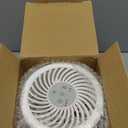 Air Purifiers for Bedroom, FULMINARE H13 True HEPA Air Filter, Quiet Air Cleaner With Night Light, Portable Small Air Purifier for Home, Office, Living Room (White)