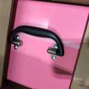 Apollo Tools 14 Inch Steel Tool Box with Deep Top Compartment and 2 Drawers in Heavy-Duty Steel With Ball Bearing Opening and Powder Coated Finish - Pink Ribbon - Pink - DT5010P