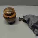 Small Keepsake Urn for Human Ashes Handmade Wooden Mini Urn (20 Cu in) for Sharing Ashes Decorative Memorial Urn for Men & Women