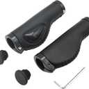 SYOWADA Bike Handlebar Grips Scooter Soft Gel Dual Lock on Bicycle Handle Grips Dual Lock On for 0.87In Mountain MTB MBX MTN Bike Electric Scooter