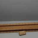 LazBlinds No Tools No Drill Cordless Bamboo Roman Shades, Light Filtering Window Treatment, Roll Up Bamboo Blinds for Window 35'' W x 64'' H, Ceylon Light Russet