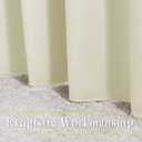 NICETOWN Room Darkening Window Curtains 90 inch Length, Thermal Insulated Grommet Light Blocking Solid Curtain Drapes for Bedroom/Living Room, Beige, Set of 2, W52 x L90