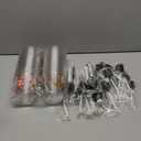 Party Supplies - 50 Plastic Shovel Spoons, 50 Cake Dessert Cups