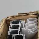 hunhun 10-Pack 3.3ft/1Meter U Shape LED Aluminum Channel System with Milky Cover, End Caps and Mounting Clips, Aluminum Profile for LED Strip Light Installations, Very Easy Installation