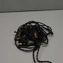 Vintage Pendant Light Kit Cord with Dimming Switch and Triple E26/E27 Industrial Light Socket Lamp Holder 25FT Twisted Black Cloth Bulb Cord Plug in Hanging Light Fixture