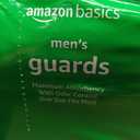 Amazon Basics Men's Incontinence Guards, Maximum Absorbency, Moisture-Wicking with Odor Protection, One Size Fits Most, 104 Count (2 Packs of 52)