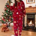 ZAFUL Women's Fuzzy Fleece Pajamas Sets Loungewear Long Sleeve pocket Casual Hoodies and Pants Set 2 Piece Fluffy Sleepwear (Silver, S)