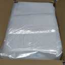 Veska 65 Gallon Clear Trash Bags, (50 Bags w/Ties) Clear Recycling Plastic Garbage Bags. 60 Gallon, 64 Gallon, 65 Gallon Trash Bags (50 Count (Pack of 1))