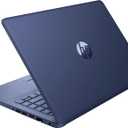 HP 14" HD Laptop, Windows 11, Intel Celeron Dual-Core Processor Up to 2.60GHz, 4GB RAM, 64GB SSD, Webcam, Dale Blue 