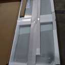 Frameless Shower Door, 5/16" (8mm) Clear Tempered Glass Shower Door, 56-60" W x 74" H, Quiet Soft-Close, Reversible Installation, SGCC Certified (Brushed Nickel-Double Sliding Style A, 60" W x 74" H)