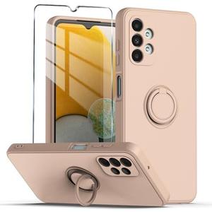 Mocotto Compatible with Phone 3 Pro Phone Case, with Tempered Glass Screen Protector,Slim Soft Liquid Silicone Cover Pink