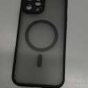 TOCOL for iPhone 12 Pro Max Case, Upgraded Full Camera Protection, Compatible with Magsafe, Drop Protection, Translucent Magnetic Matte Phone Case for iPhone 12 Pro Max 6.7 inch (Black)