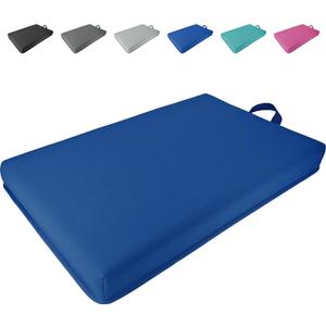 Extra Thick Kneeling Pad, Bath Kneeler Pad, Garden Kneeling Pad for Knee, Water Resistant Soft Memory Foam Cushioning for Workout, Yoga, Bathing, Physical Therapy, Prayer Pillow, Blue