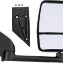 JDMSPEED Right Passenger Side View Mirror Compatible with 2003-2019 Chevy Express GMC Savana 1500/2500/3500 with Manual Adjustment Textured Right Exterior Mirror GM1321426