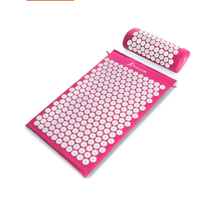 ProsourceFit Acupressure Mat and Pillow Set for Back/Neck Pain Relief and Muscle Relaxation