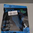 Lux Dual Grip Socks - Soccer Grip Socks for Men and Women. GripArray Performance & Comfort (Small, Black)