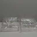 SIMPLEMADE 3-Tier Spice Rack Organizer - Versatile Storage Shelf for Kitchen, Bathroom, Bedroom & Office, Set of 2, Clear