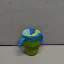 Munchkin Miracle 360 Trainer Sippy Cup with Handles, Spill Proof, 7 Ounce, Tropical Swirl, Blue/Multi