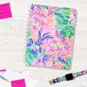 Lilly Pulitzer Hardcover Mini Spiral Notebook, 8.25" x 6.5" Small Journal with 160 College Ruled Pages, It Was All A Dream
