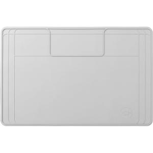 The Original Under Sink Mat - Silicone Waterproof mat, Trimmable, Easy to Clean, Kitchen cabinet liner, Undersink waterproof mat, Disinfection Surface - 34" x 22" or smaller (Gray)