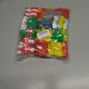 60Pcs Christmas Mini Pop Keychain Fidget Toys Mini Pop Keychain Rainbow Silicone Simple Fidget Toys Fidget Relieve Anxiety Stress Hand Office Desk Toys for Kids Adults