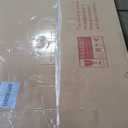 WEER 55X36 Inch Brushed Nickel Bathroom Mirror, Brushed Silver Metal Frame Mirror, Rounded Rectangle Silver Bathroom Vanity Mirror, Tempered Glass, Anti-Rust, Hangs Horizontally or Vertically