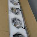 Farmhouse Vanity Light for Bathroom, 5-Light Wood Bathroom Vanity Light Fixtures Over Mirror, Rustic Sconces Wall Lighting with Metal Lampshade for Living Room, Bedroom, Hallway (Black)