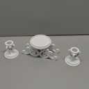 Unity Candle Holder - Unity Candles Stand for Wedding Ceremony Set - Pillar Taper Candle Holders for Weddings Centerpiece Decoration,Bridal Shower(Candles not Include) (White)