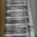 41'' Extra Tall Baby Gate for Large Dogs Pets Indoor No Jumping Over, 30-49.2'' Wide Heavy Duty Puppy Gate for Doorways, Pressure Mounted Metal Gate for Child Toddler No Tools Needed(White)