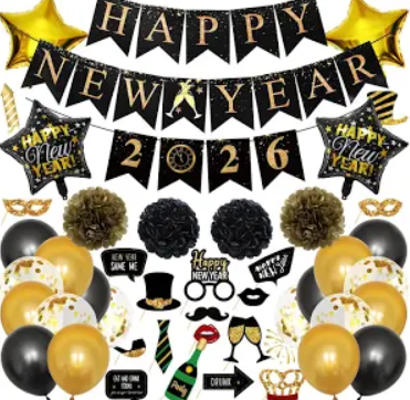 New Years Eve Party Supplies 2026
