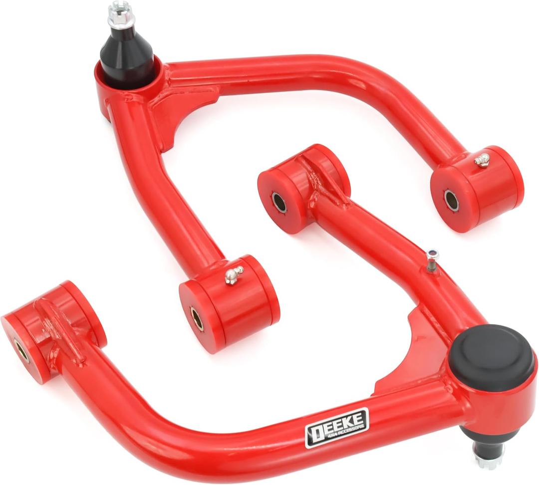 Front Upper Control Arms for 2007-2021 Toyota Tundra, 2008-2022 Toyota Sequoia, 2-4" Lift Replacement OEM Factory Suspension Arms,PU Bushings, 2PCS