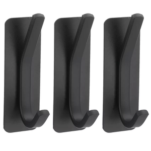 3pcs Wall Hangers, Black