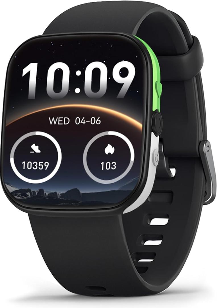 MorePro Smart Watch (Answer/Make Call), 1.83 Health Fitness Watch with Heart Rate, Blood Pressure,SpO2 and Sleep Monitor, 100+ Sports Modes, IP68 Waterproof Fitness Tracker for Men Women (Black)