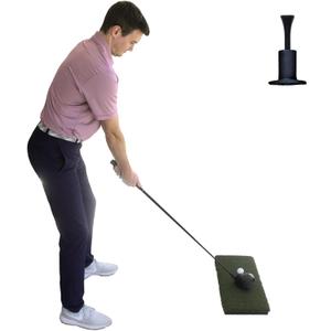 The Original Country Club Elite by Real Feel Golf Mats 10X24 Hitting Strip | Heavy Duty Commercial Practice Mat | Accepts A Real Tee | Swing Down and Through | Indoor/Outdoor