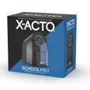 X-ACTO Pencil Sharpener, SchoolPro Electric Pencil Sharpener, Heavy Duty Sharpener for School, Classroom and Teacher Supplies, Perfect for Addition to Homeschooling Supplies, Black, 1 Count