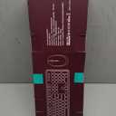 Wireless Computer Keyboards Mouse Combos, COVEVA Colorful Typewriter Retro Keyboard with Round Keycaps, USB Keyboard and Mouse Set 2.4GHz Full-Size Wireless Keyboard and Optical MouseBlack-Claret