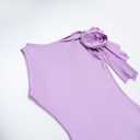 Sprifloral Women Sexy One Shoulder Bandage Sleeveless Bodycon Jumpsuit Romper Clubwear One Piece Outfits (Purple, XL)