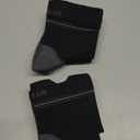 Plantar Fasciitis Sock (6 Pairs) for Men and Women, Compression Foot Sleeves with Arch and Ankle Support (Black, Large)