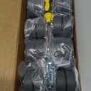 2 inch Swivel Caster Wheels Set of 8 Heavy Duty Casters for Furniture No Noise TPR Wheels with Screws Total Capacity 1760 lbs