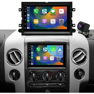Car Radio For Ford F150 F-150 2004-2008, F250 /F350 2006-2016, E150/E250/E350 2009-2014,Shelby GT500 2007-2009, Fusion Edge Expedition Explorer Taurus Touch Screen Stereo, Wireless Carplay Back Camera